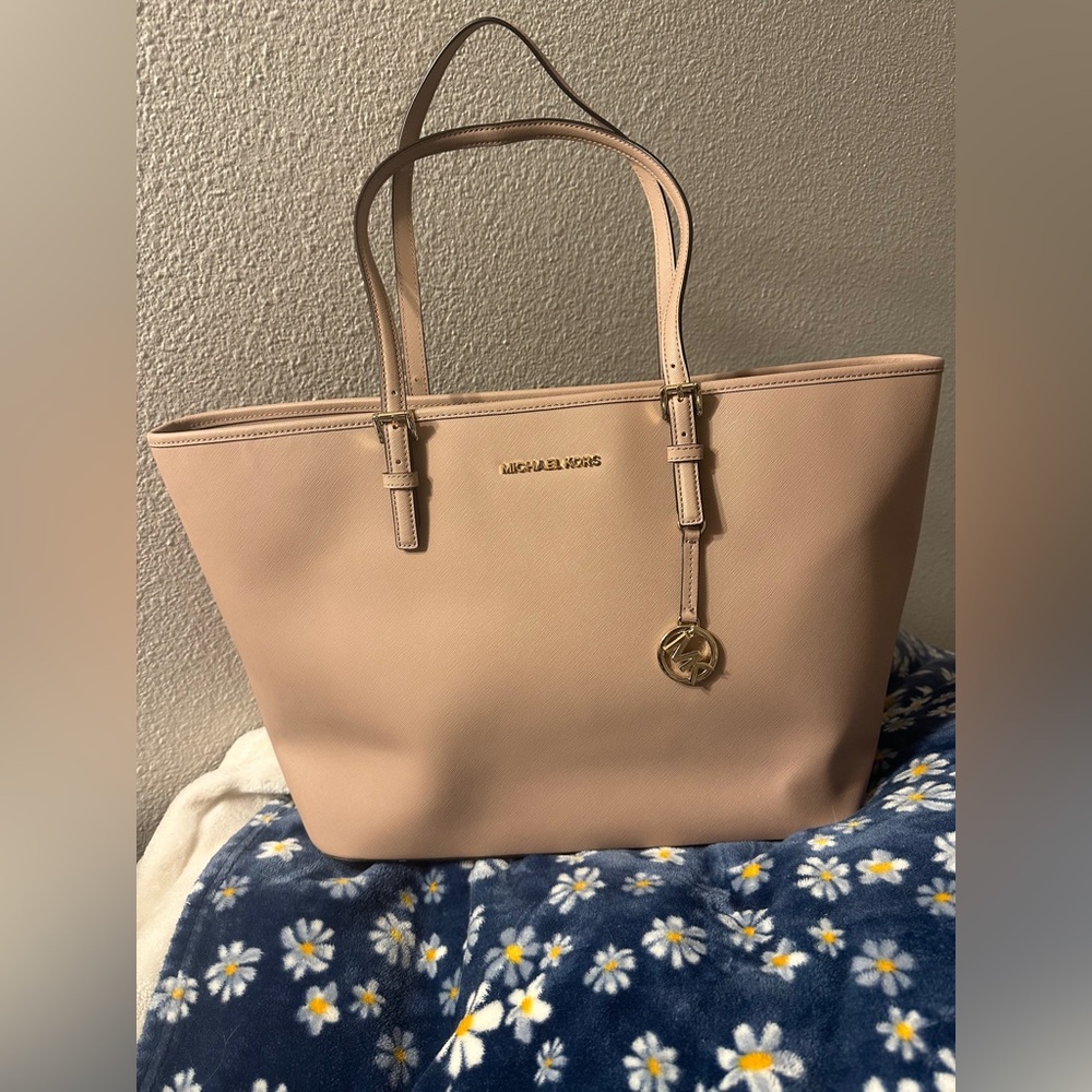 Michael Kors Light Pink Tote Bag